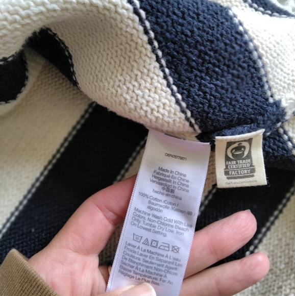 Madewell Women's Sweater Conway Pullover Stripe Stripe Size S - Picture 7 of 8